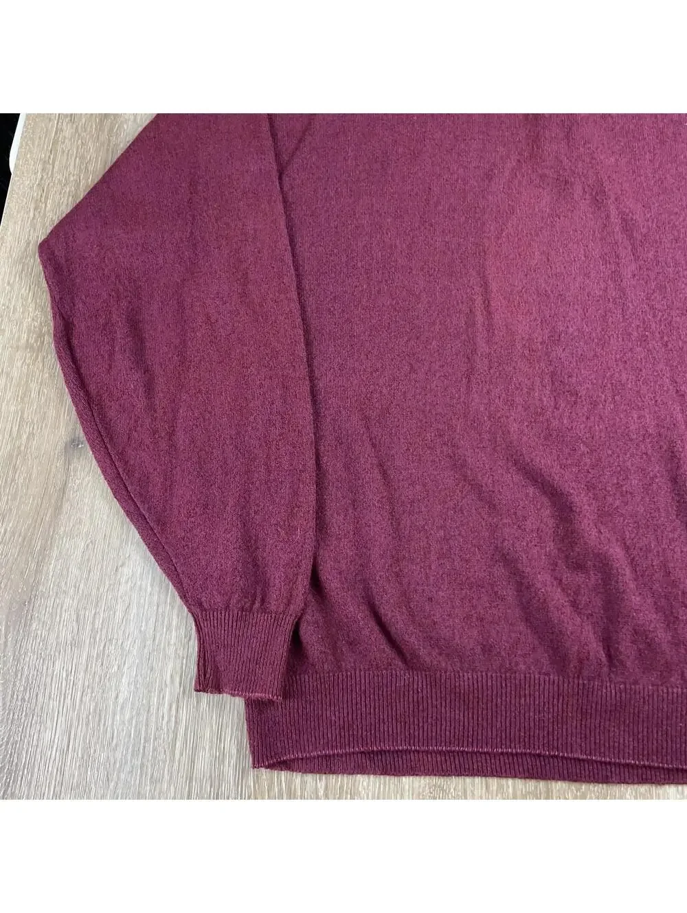 Vintage Natural Exchange Alexander Lloyd Sweater Henley Men's 3XLT Maroon